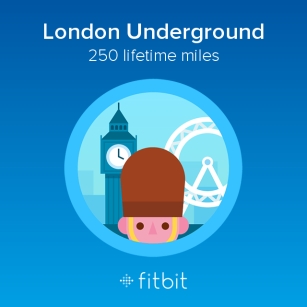 250 mi London Underground