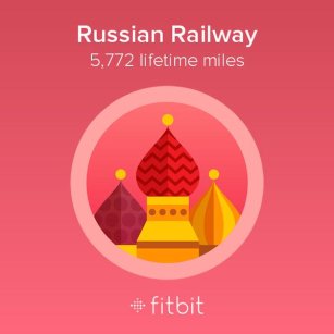 5772 mi Russian Railway